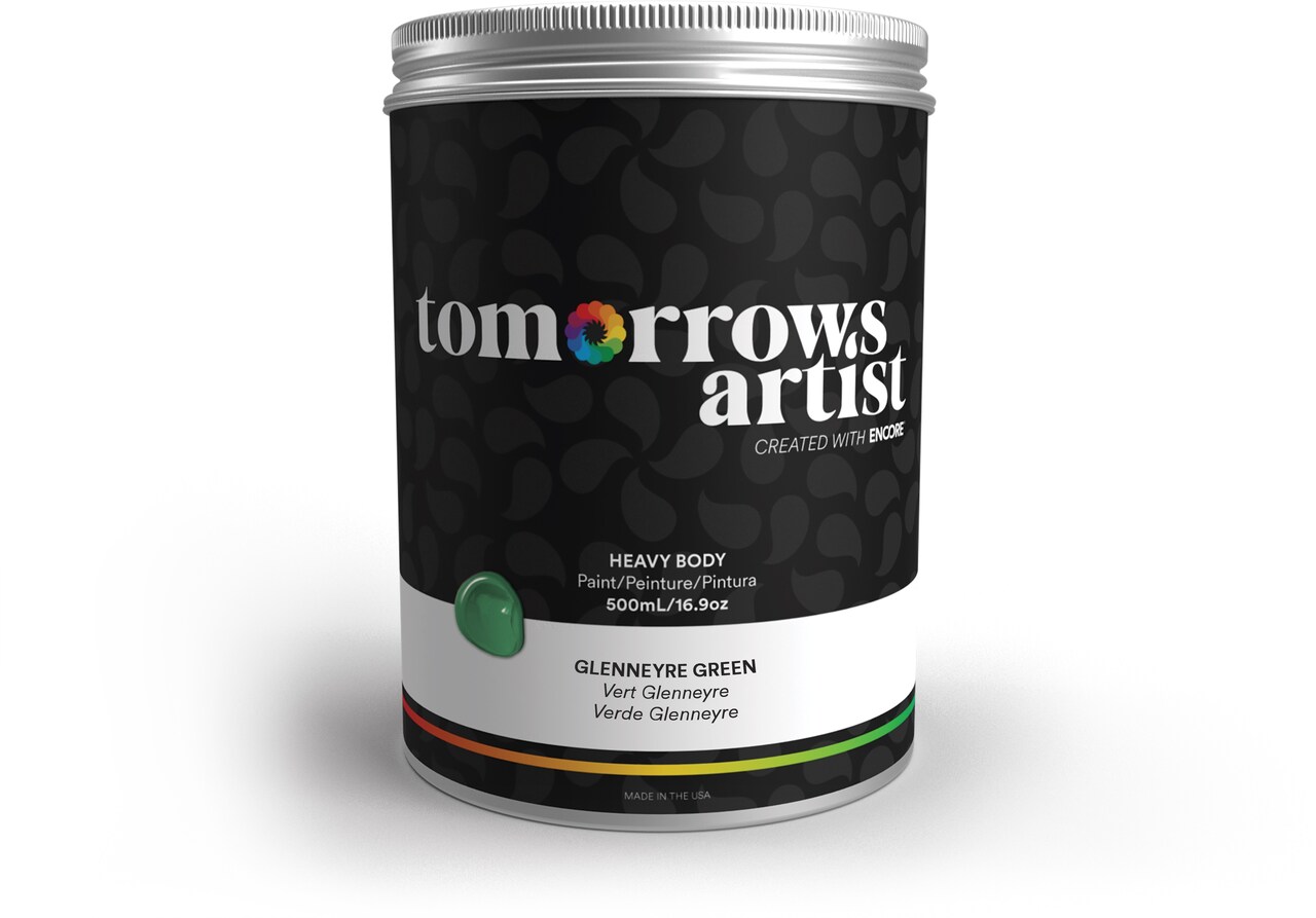 Tomorrows Artist: Heavy Body Eco-Friendly Sustainable Acrylic Art Paint 100ml/3.38oz, 250ml/8.45oz, 500ml/16.91oz, 1000ml/33.81oz